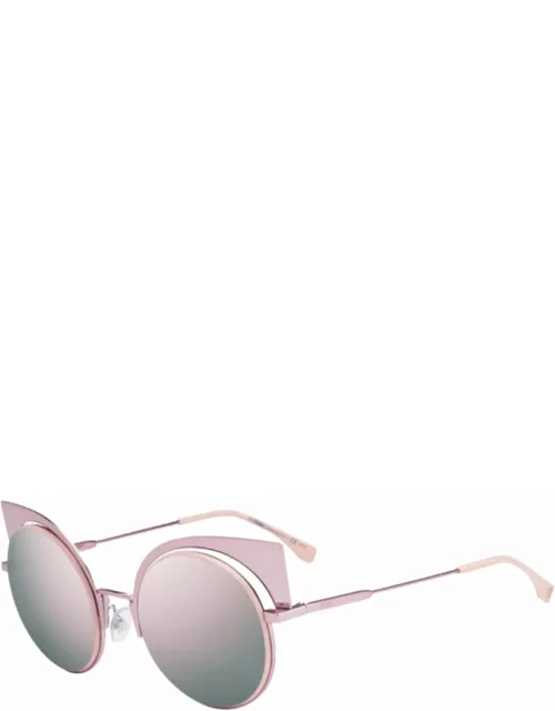 Fendi Eyewear Ff 0177 - Metallic Pink Sunglasse