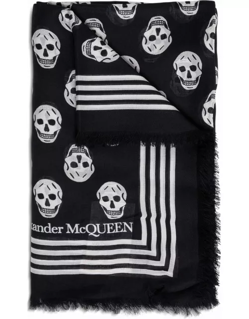 Alexander McQueen Skull Modal Scarf