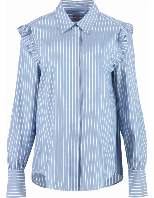 Hugo Boss Striped Cotton Shirt