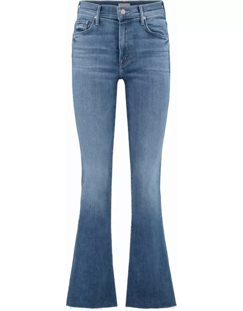 Mother The Weekender Fray 5-pocket Straight-leg Jean