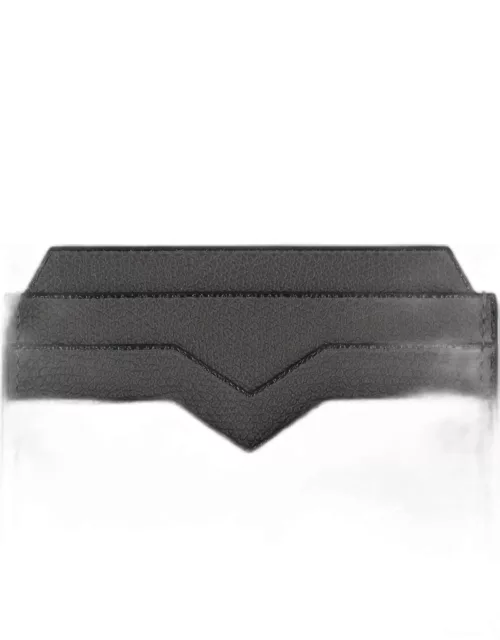 Valextra V-shaped Lacquered Edge Cardholder
