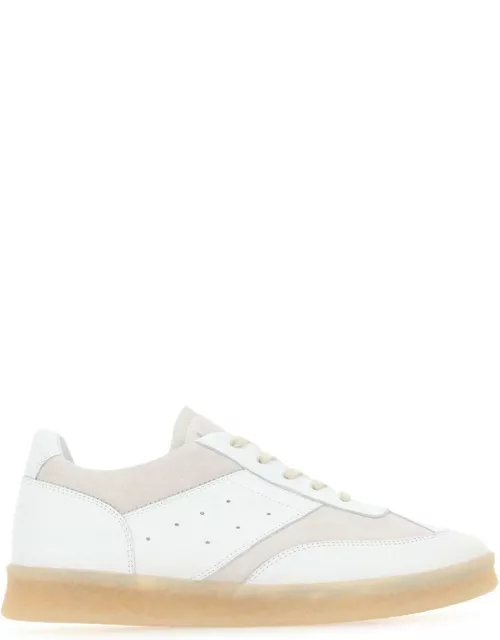 MM6 Maison Margiela Leather And Suede Sneaker
