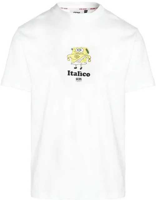 GCDS itallino Capsule Spongebob T-shirt