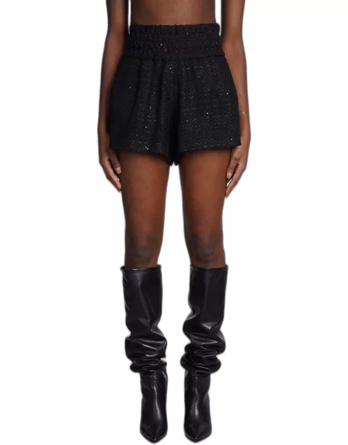 IRO Hetani Shorts In Black Polyester