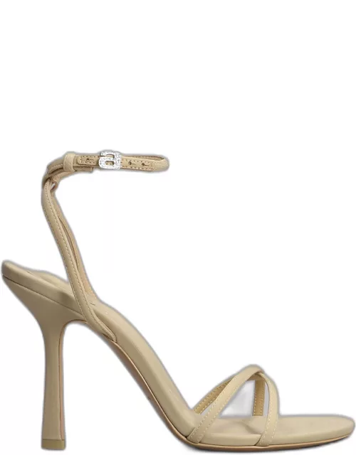 Alexander Wang Dahlia 105 Sandals In White Leather