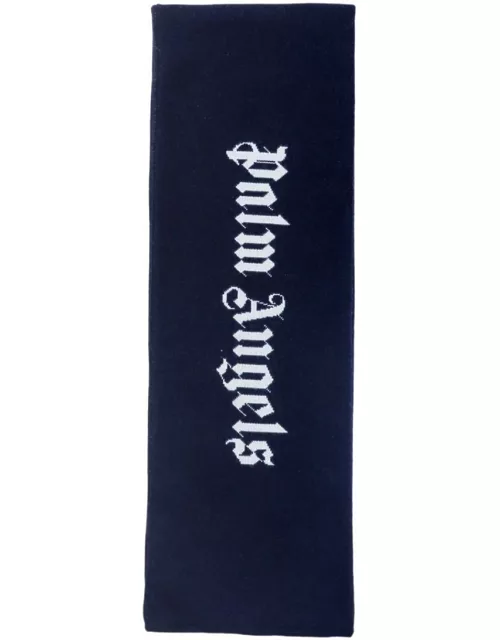 Palm Angels Scarf With Logo Embroidery