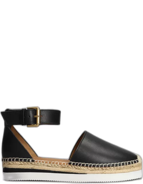 See by Chloé Glyn Espadrilles In Black Leather