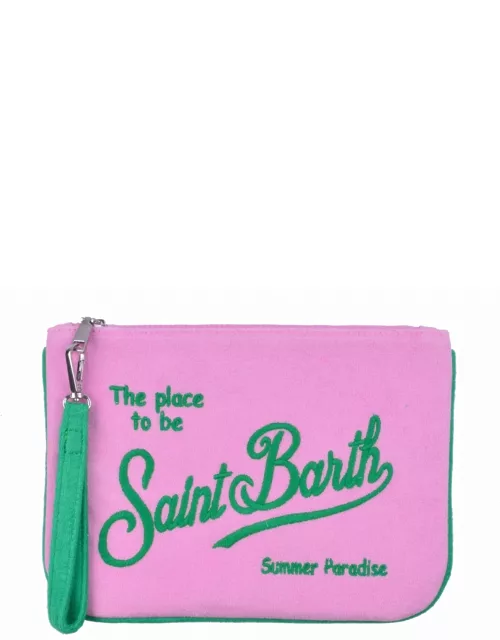 MC2 Saint Barth Clutch With Logo
