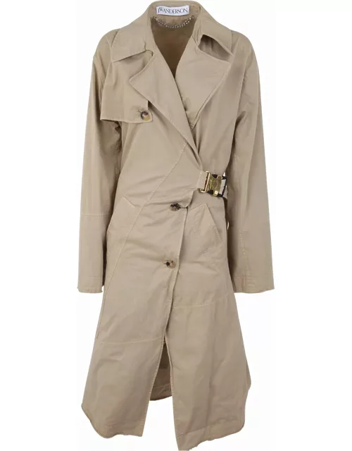 J.W. Anderson Twisted Buckle Trench Coat