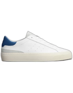 D.A.T.E. Sonic Sneakers In White Leather