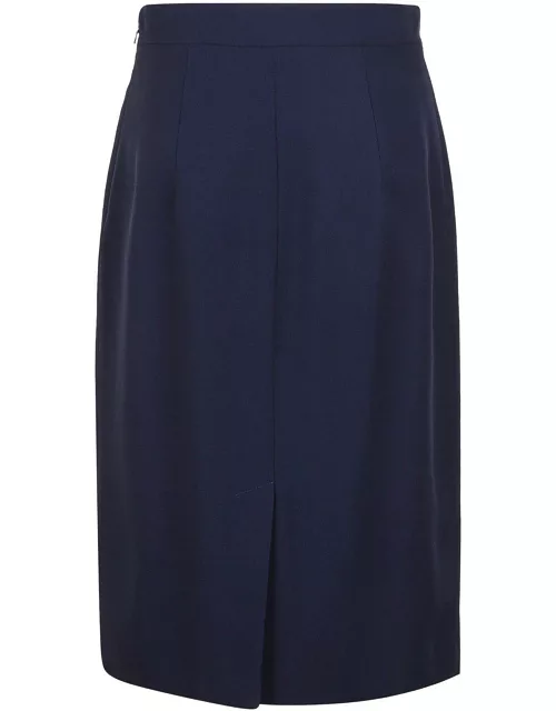 Alberta Ferretti Side-zip Skirt