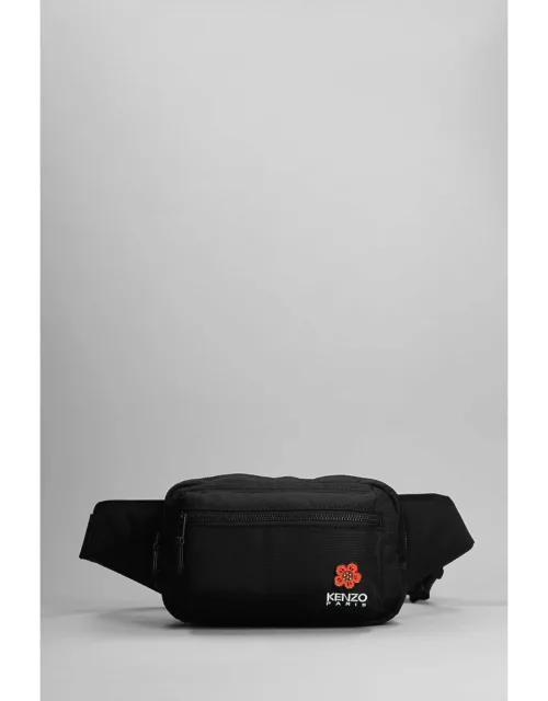 Kenzo Waist Bag In Black Synthetic Fiber