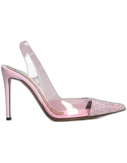 Alexandre Vauthier Pumps In Rose-pink Synthetic Fiber