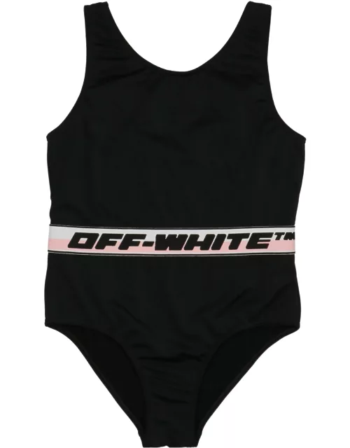 Off-White logo Band One-piece Swimsuit