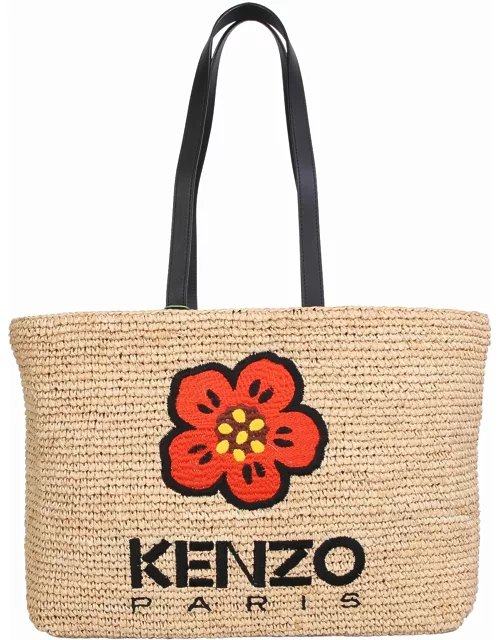 Kenzo Raffia Tote Bag
