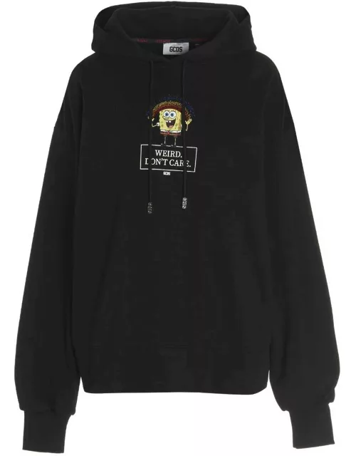 GCDS dont Care Capsule Hoodie With dont Care Capsule