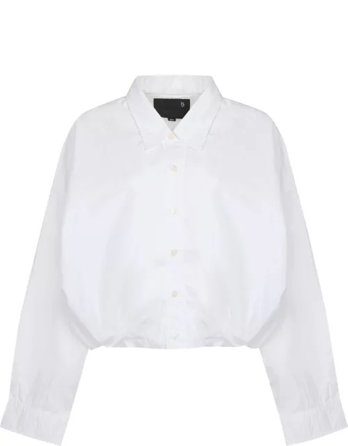 R13 Cropped Cotton Shirt