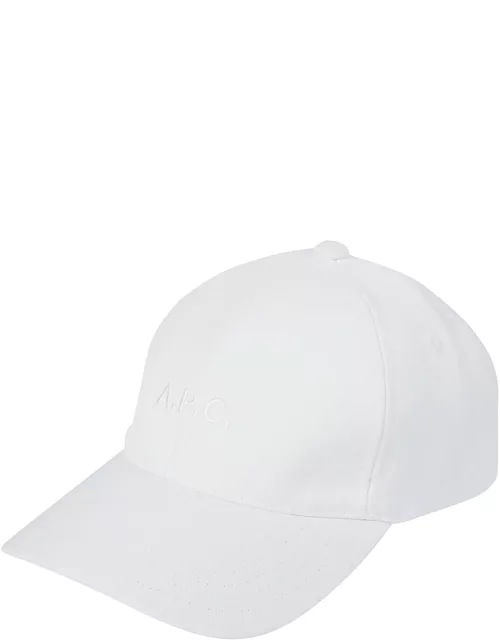 A.P.C. White Cotton Cap