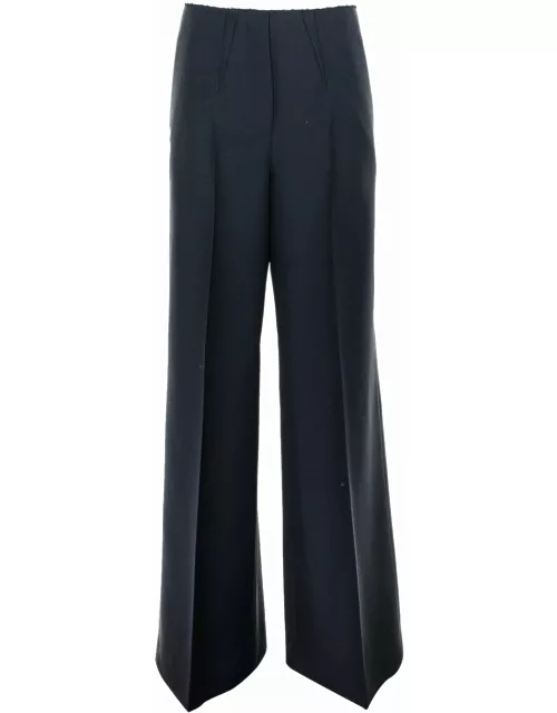 Givenchy Flared Trousers With Pleat