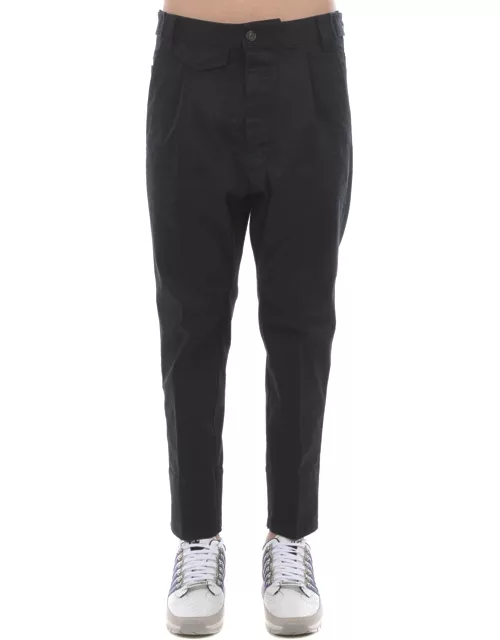 Dsquared2 Trousers In Stretch Cotton.