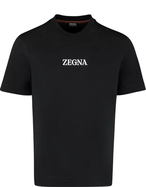 Ermenegildo Zegna Logo Cotton T-shirt