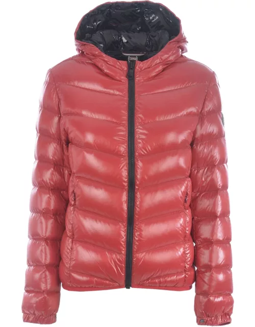 Colmar Originals Short Down Jacket In Shiny Quilted Nylon
