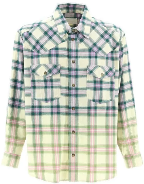 Isabel Marant Check Pattern Button-up Shirt