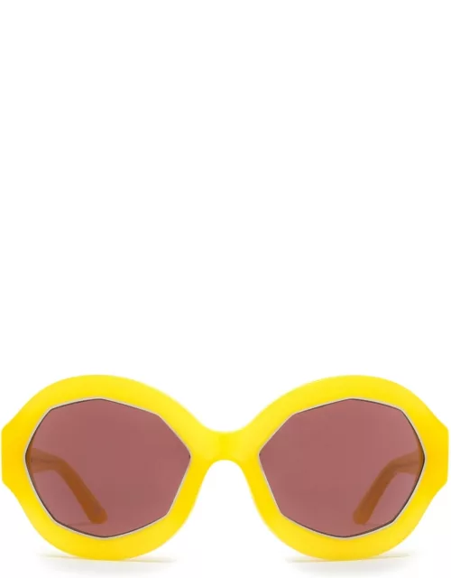 Marni Eyewear Cumulus Cloud Yellow Sunglasse
