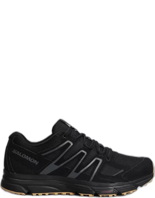 Salomon Sneakers In Black Synthetic Fiber