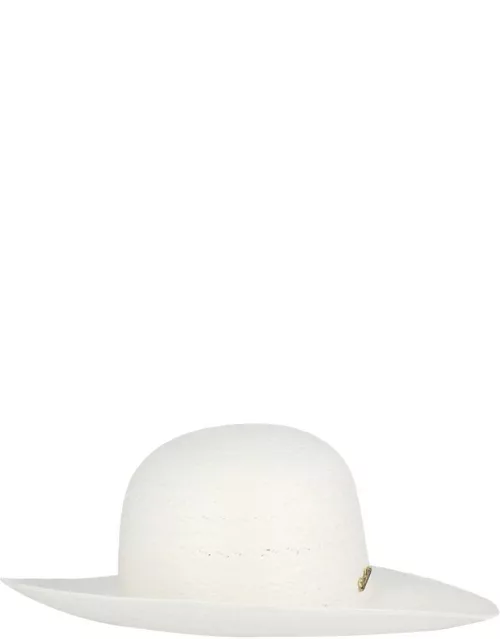 Borsalino Logo Straw Hat