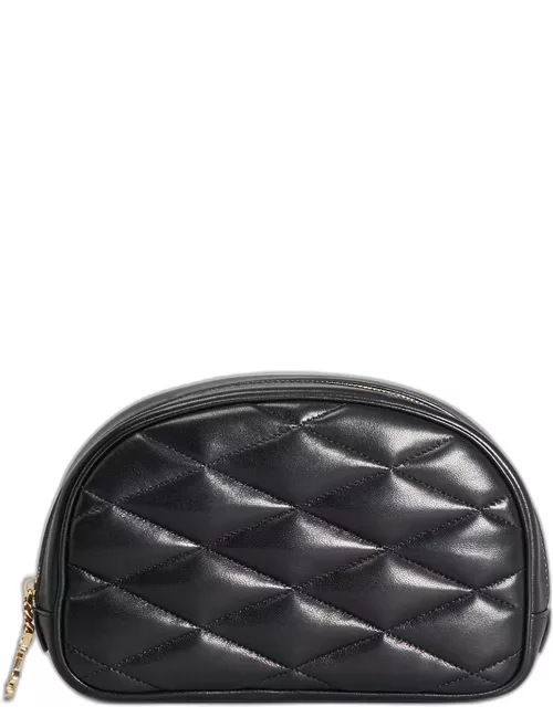 Lolita Quilted Lambskin Cosmetics Pouch Bag