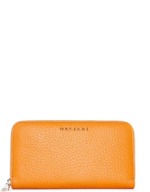 Orciani Orange Soft Leather Wallet