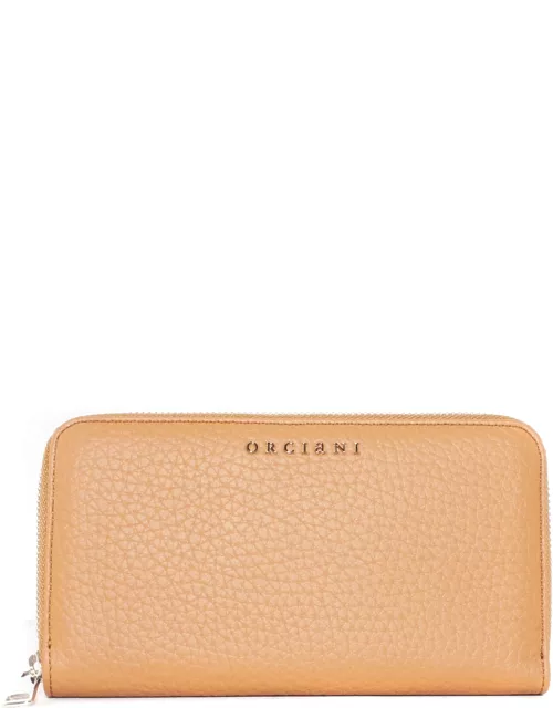 Orciani Brown Soft Leather Wallet