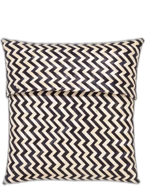 The Colombia Collective Liliana Woven Clutch Zig Zag
