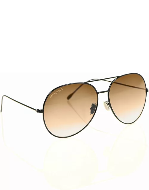 Brown Aviator sunglasses - Mediu