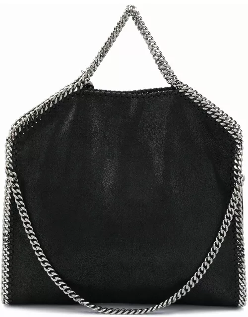Falabella black shoulder bag with silver chain