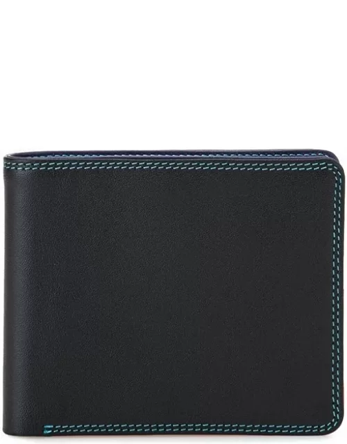 RFID Standard Men's Wallet with Coin Pocket Nappa Black Pace