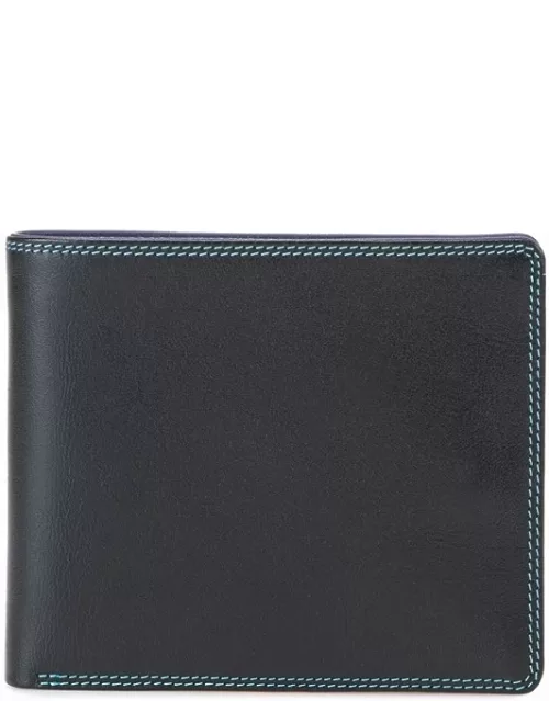 RFID Large Men's Wallet with Britelite Nappa Black Pace