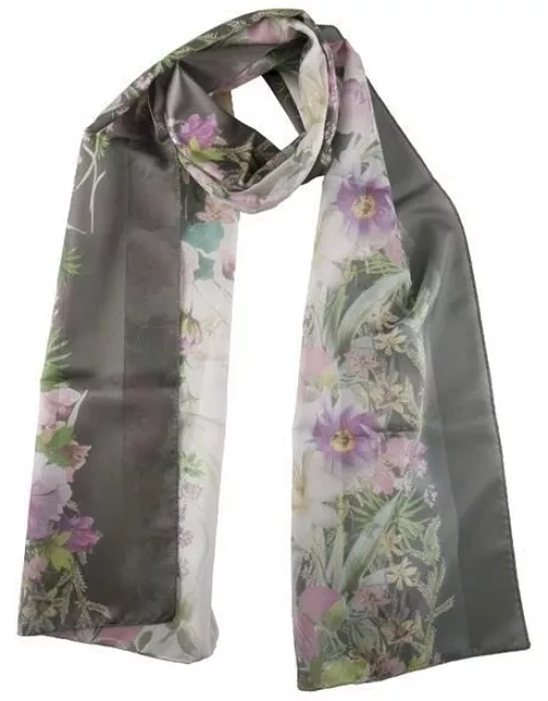 Dents Women's Floral Print Scarf In Taupe