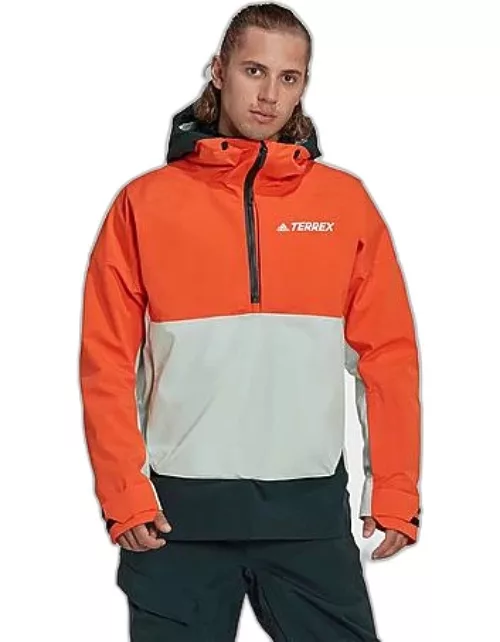Men's adidas TERREX 2 Layer RAIN. RDY Snow Anorak Jacket