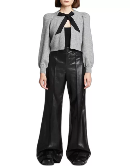 Dylan High-Waist Faux-Leather Pant