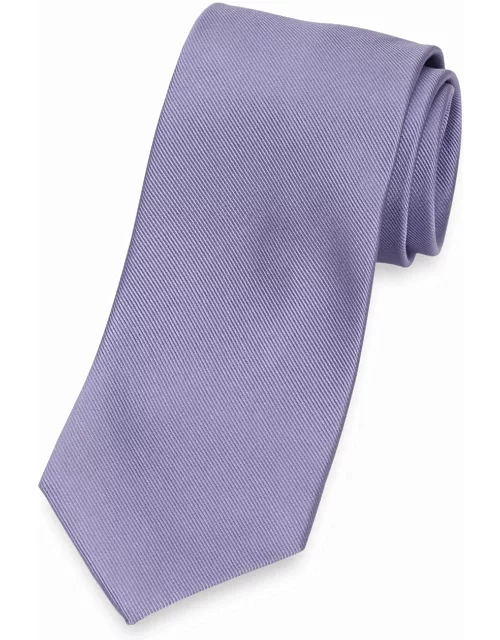 Solid Twill Woven Silk Tie