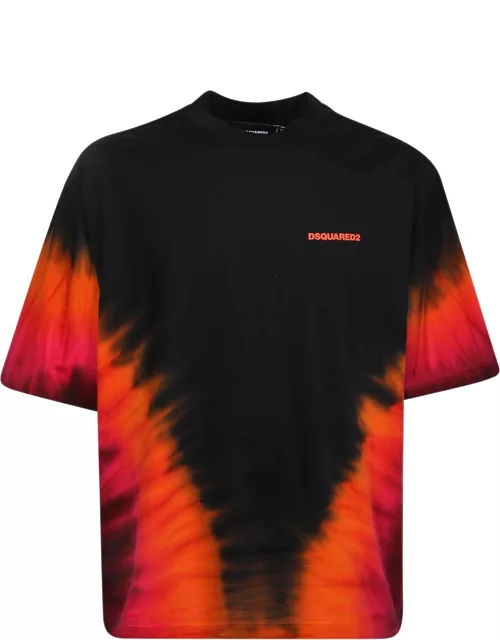 Dsquared2 T-shirt d2 Flame Drop