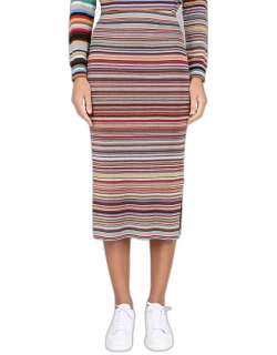 Paul Smith Signature Stripe Midi Skirt