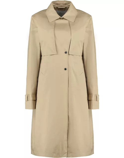 Woolrich Havice Cotton Trench Coat