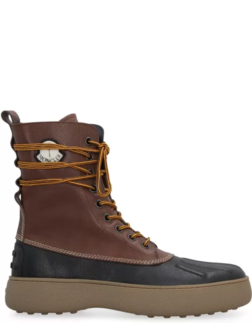 Moncler Genius Tods X 8 Moncler Palm Angels - Winter Gommino Leather Boot