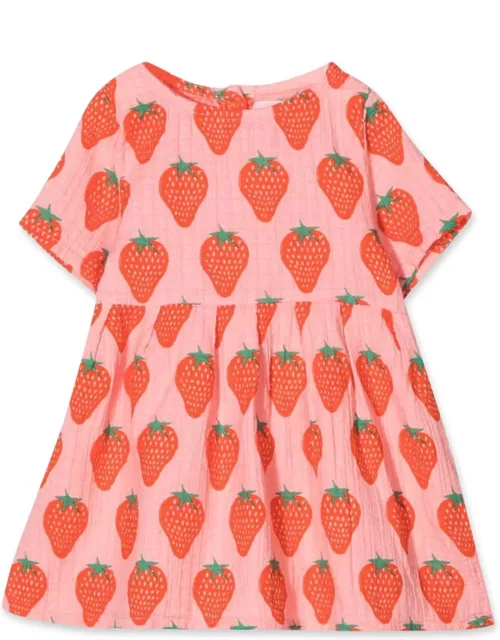 Bobo Choses Strawberry All Over Woven Dres