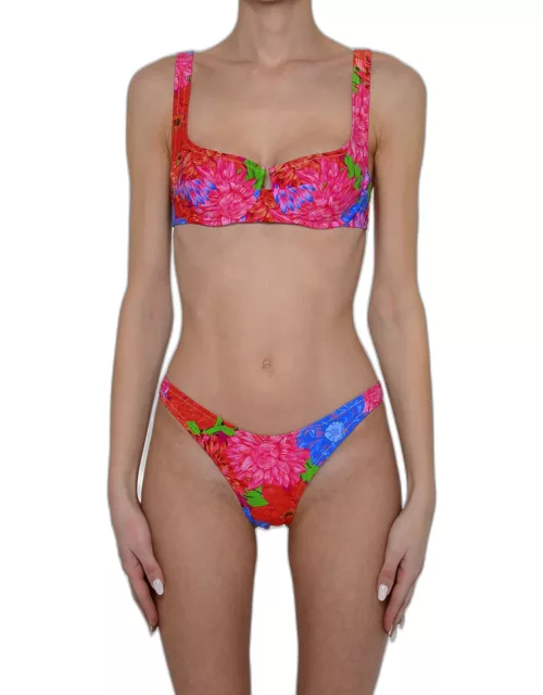 REINA OLGA Multicolor Nylon Blend Brigitte Bikini