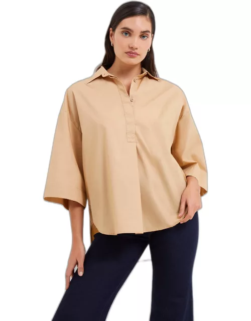 Rhodes Sustainable Poplin Short Sleeve Popover Shirt