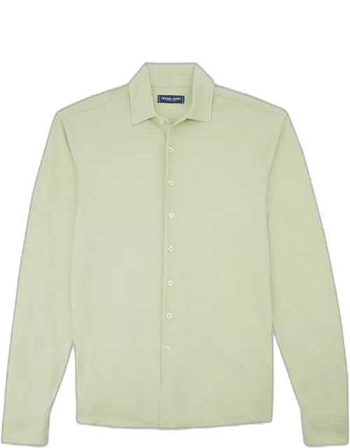 Marcio Jersey Shirt Cotton Green